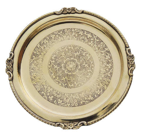 Brass Thali Embose 0.3kg